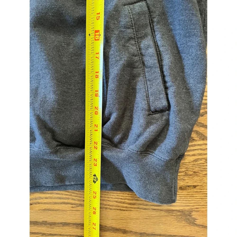 Champion WPI Worcester Polytechnic Institute Quarter Zip Sweatshirt Gray Medium